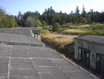 Tops of bunkers.