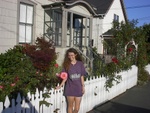 Random house with roses.