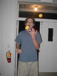 Nick juggles lemons