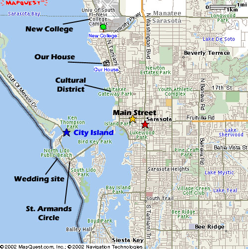 [Map of Sarasota Area]